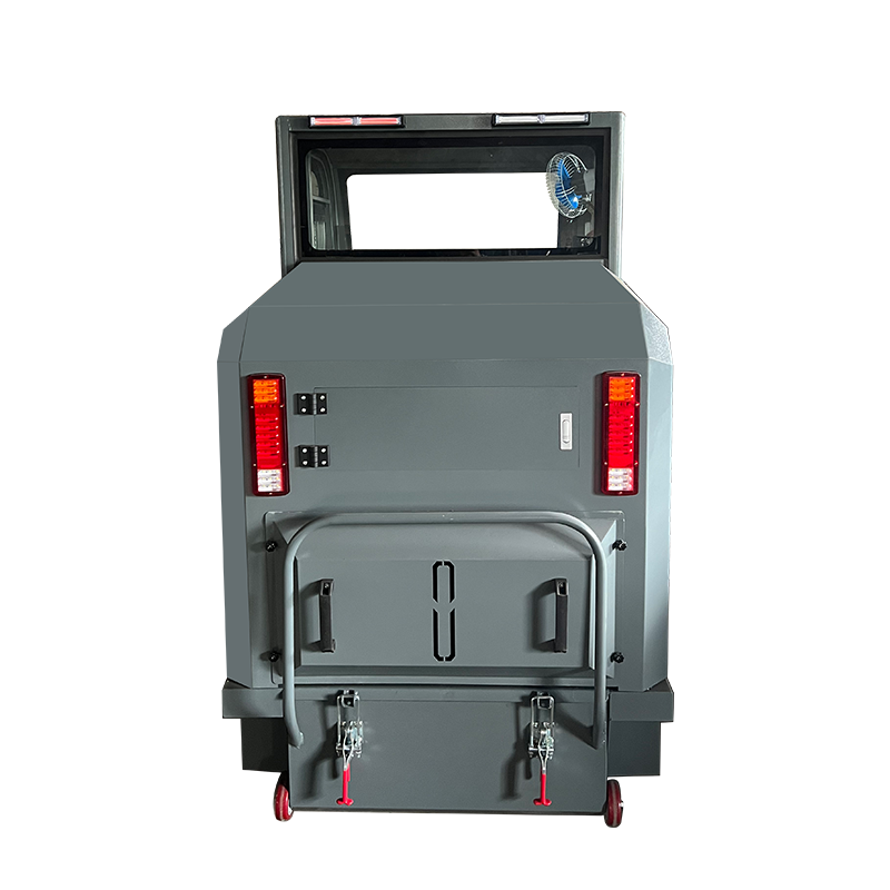 S21 One-button Start Commercial Road Yard Garbage Bin Capacity180l Ride-on Sweeper